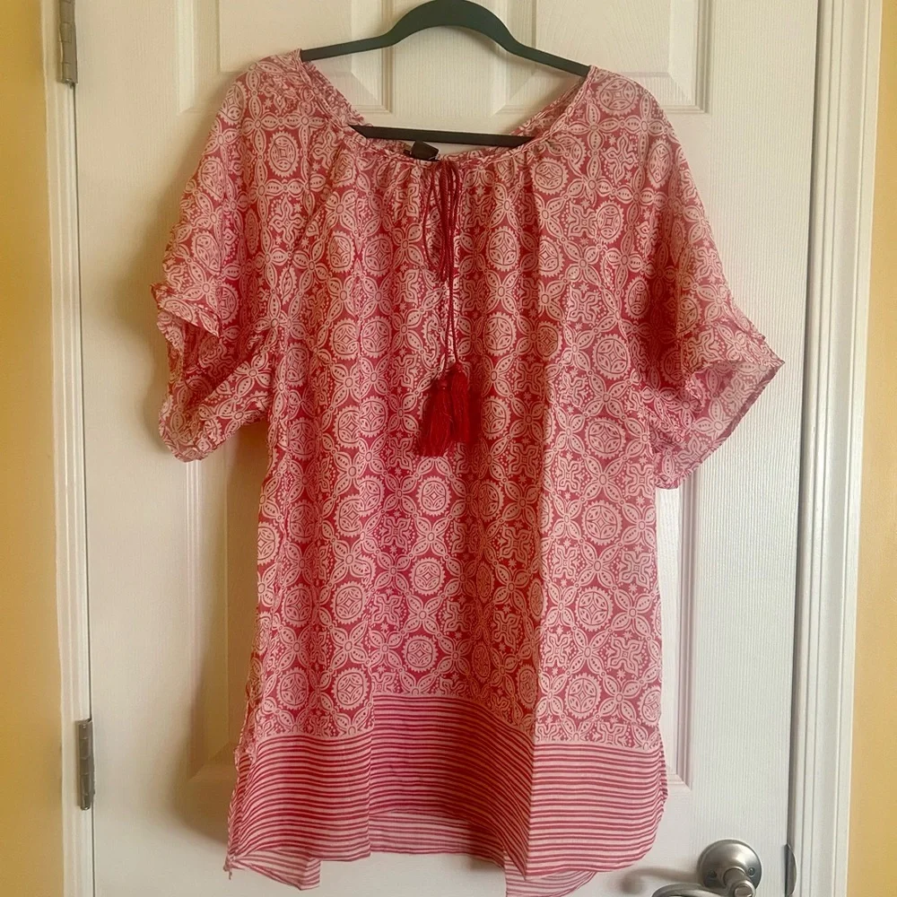 Avenue plus size boho blouse - Picture 2 of 8